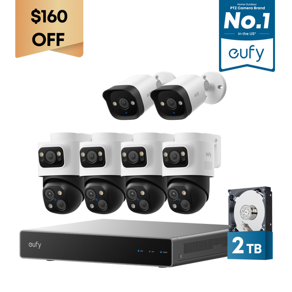 eufy PoE NVR Security System S4 Max + 2 Bullet Cameras