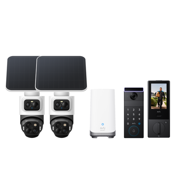 eufyCam S4 2-Cam Kit + eufy FamiLock S3 Max
