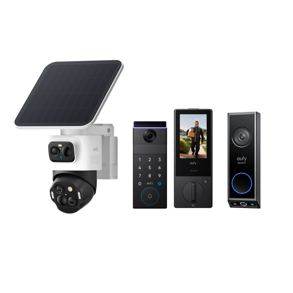eufyCam S4 + eufy FamiLock S3 Max + Video Doorbell E340