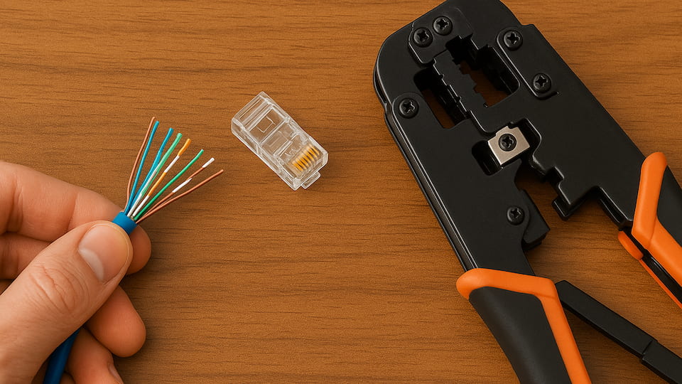 How to Terminate Ethernet Cable (Cat5e/Cat6): Step-by-Step