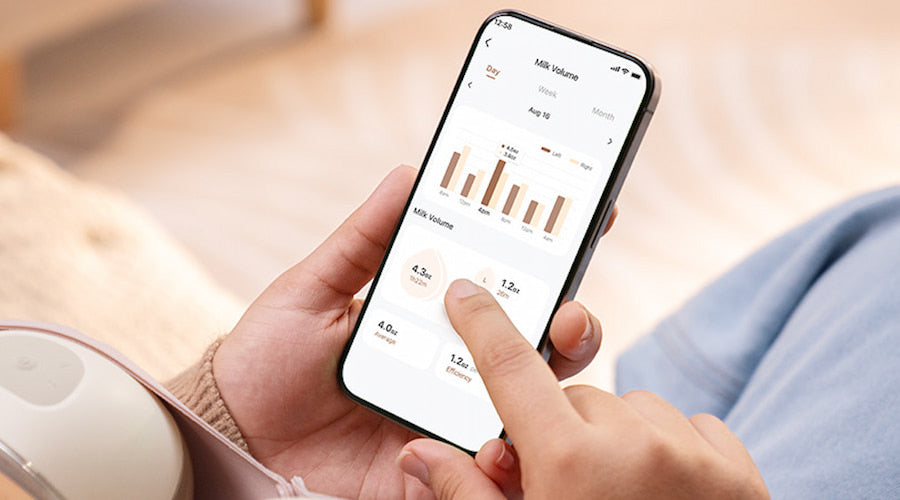 Breast Pump with App: Track, Control & Simplify Your Pumping Routine