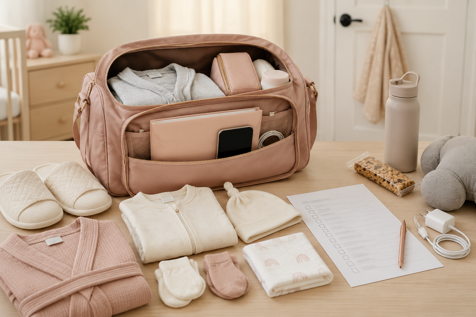 Hospital Bag Checklist Free Printable Pack