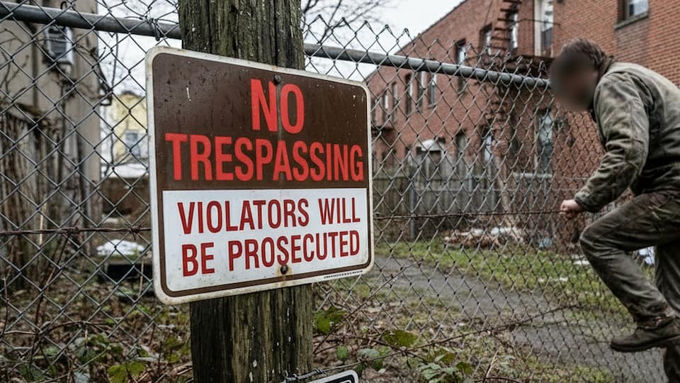 What Is Trespassing? How It Compares to Burglary and Robbery
