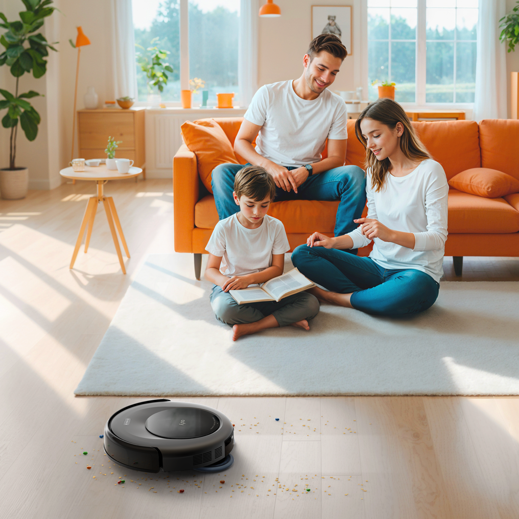 eufy vacuum cleaner with powerful suction for family room