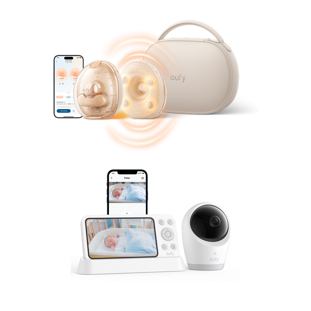 eufy Wearable Breast Pump S2 Pro & Baby Monitor E21