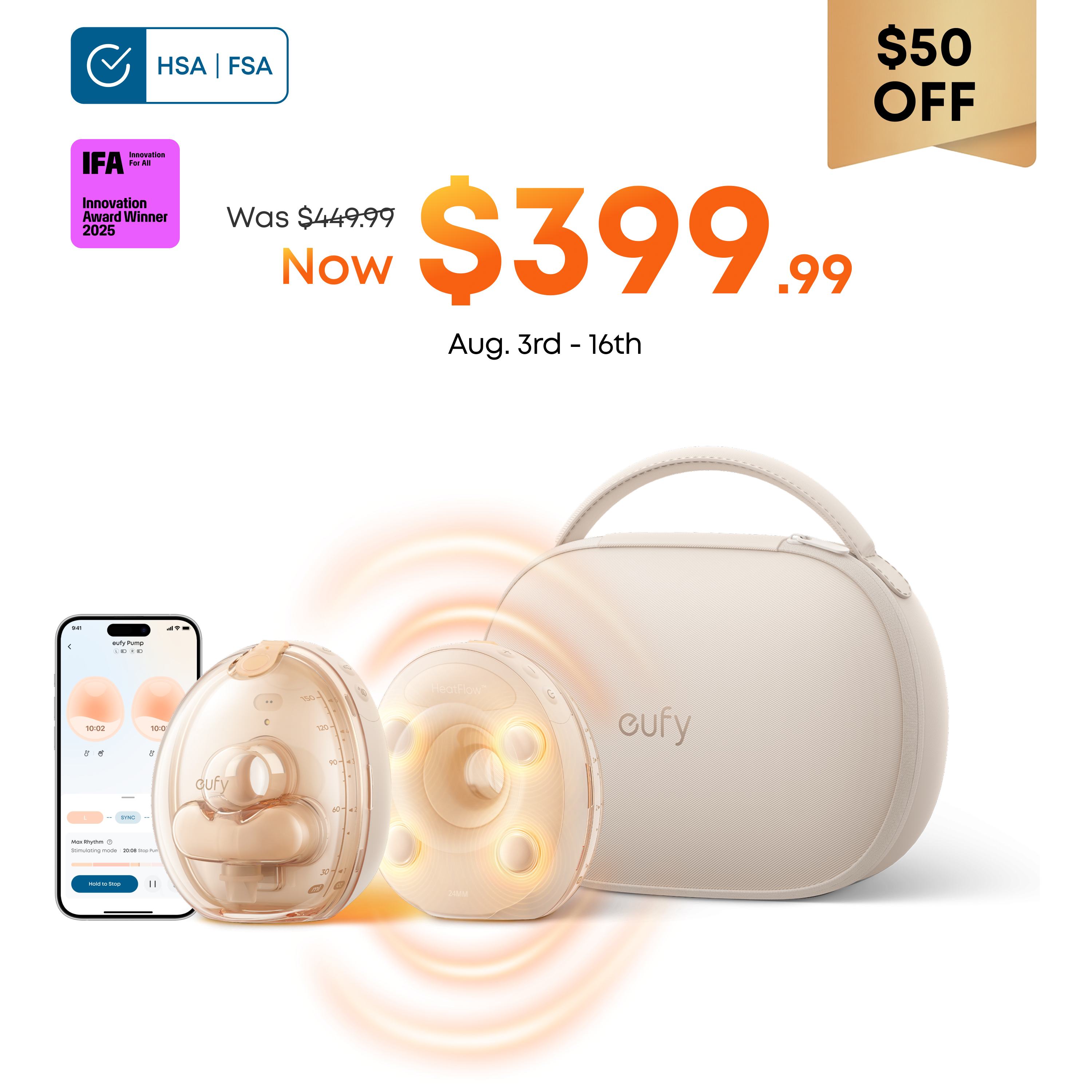 eufy Wearable Breast Pump S2 Pro
