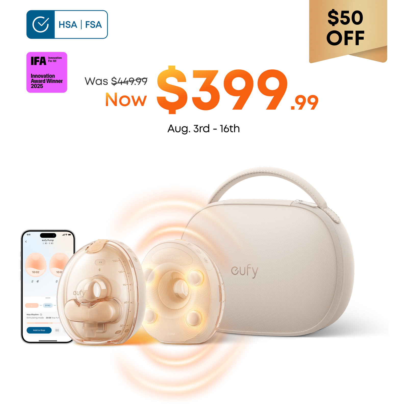eufy Wearable Breast Pump S2 Pro