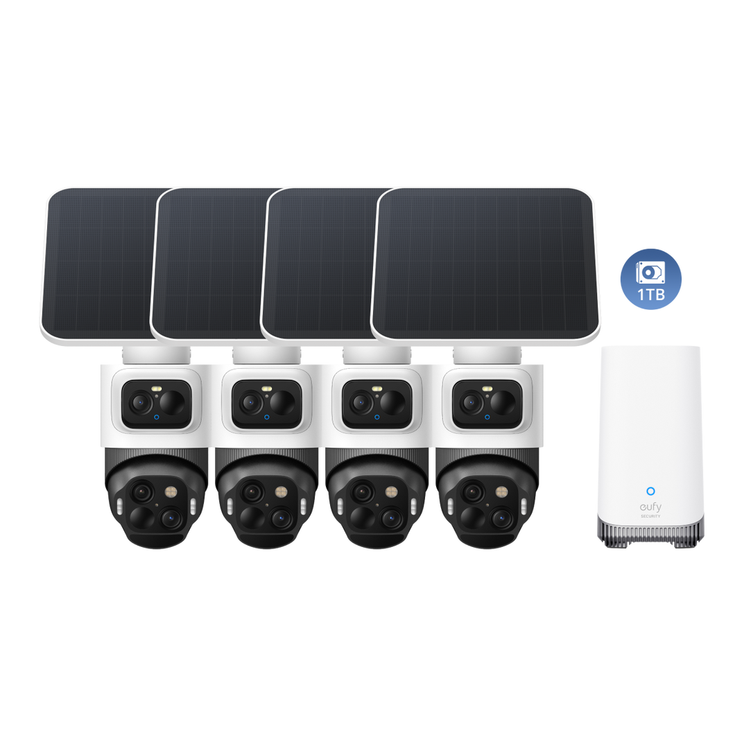 eufyCam S4 4-Cam Kit  + 1 TB Hard Drive