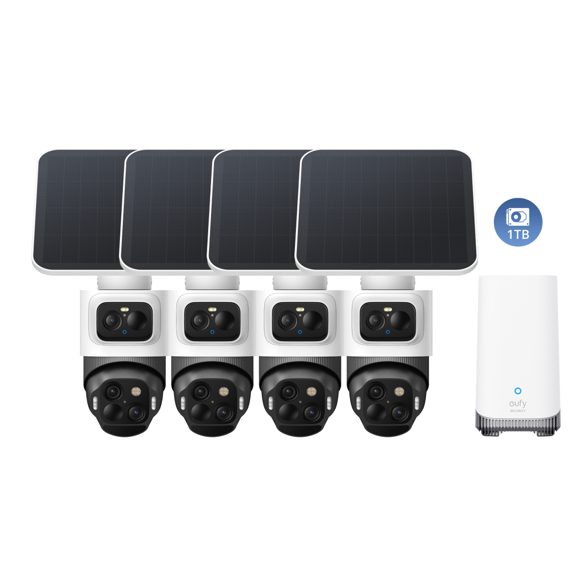 eufyCam S4 4-Cam Kit  + 1 TB Hard Drive