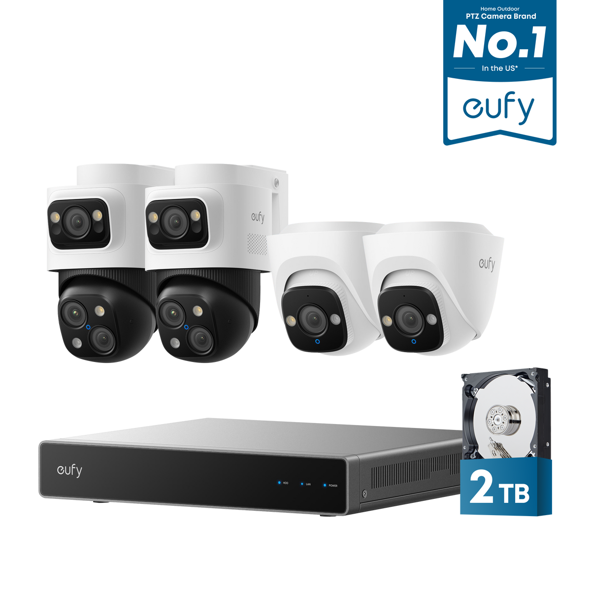 eufy PoE NVR Security System S4