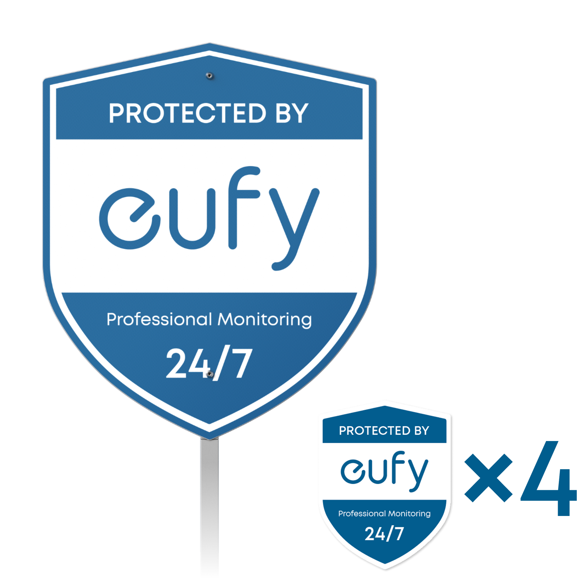 eufy Yard Sign and  Window Sticker Bundle1