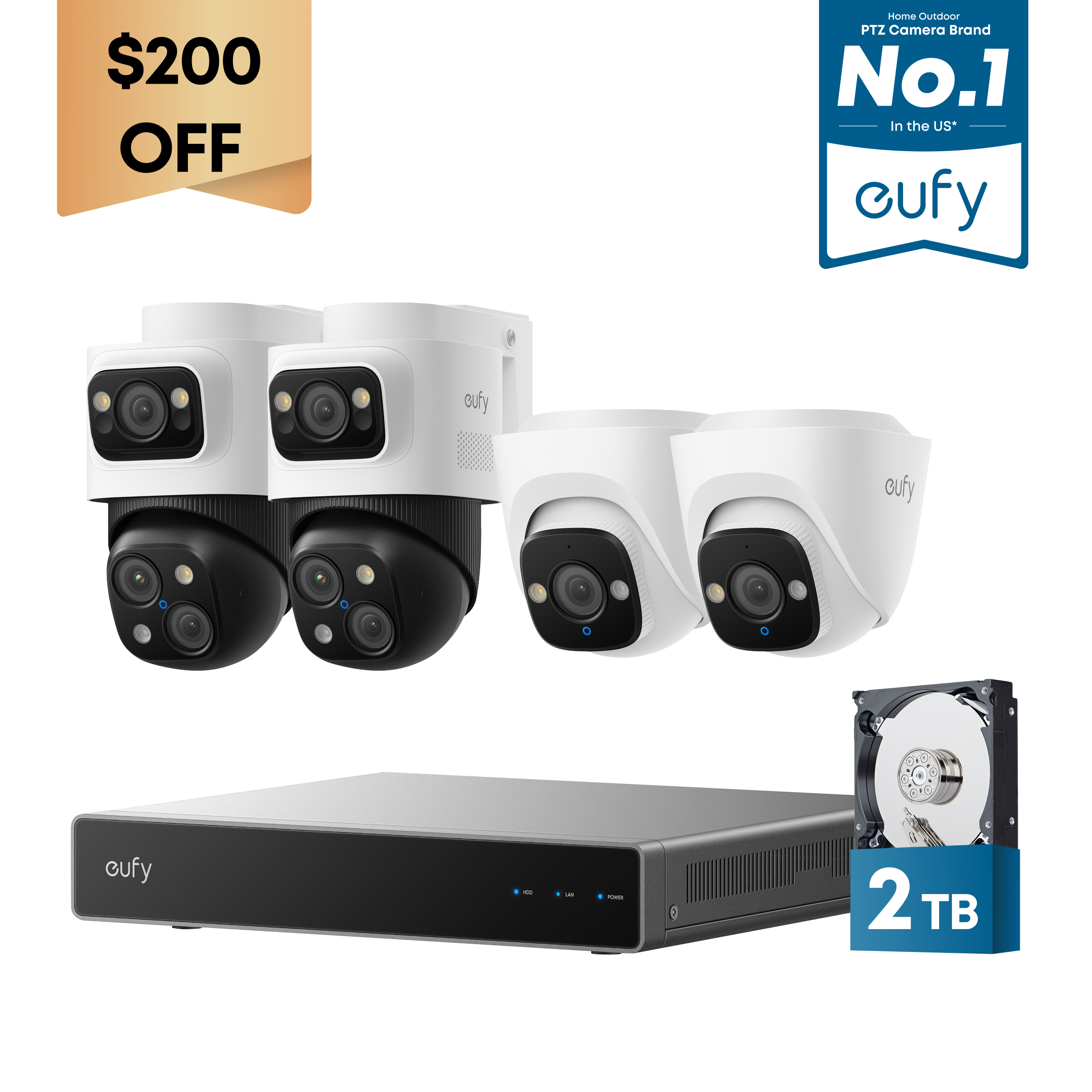eufy PoE NVR Security System S4