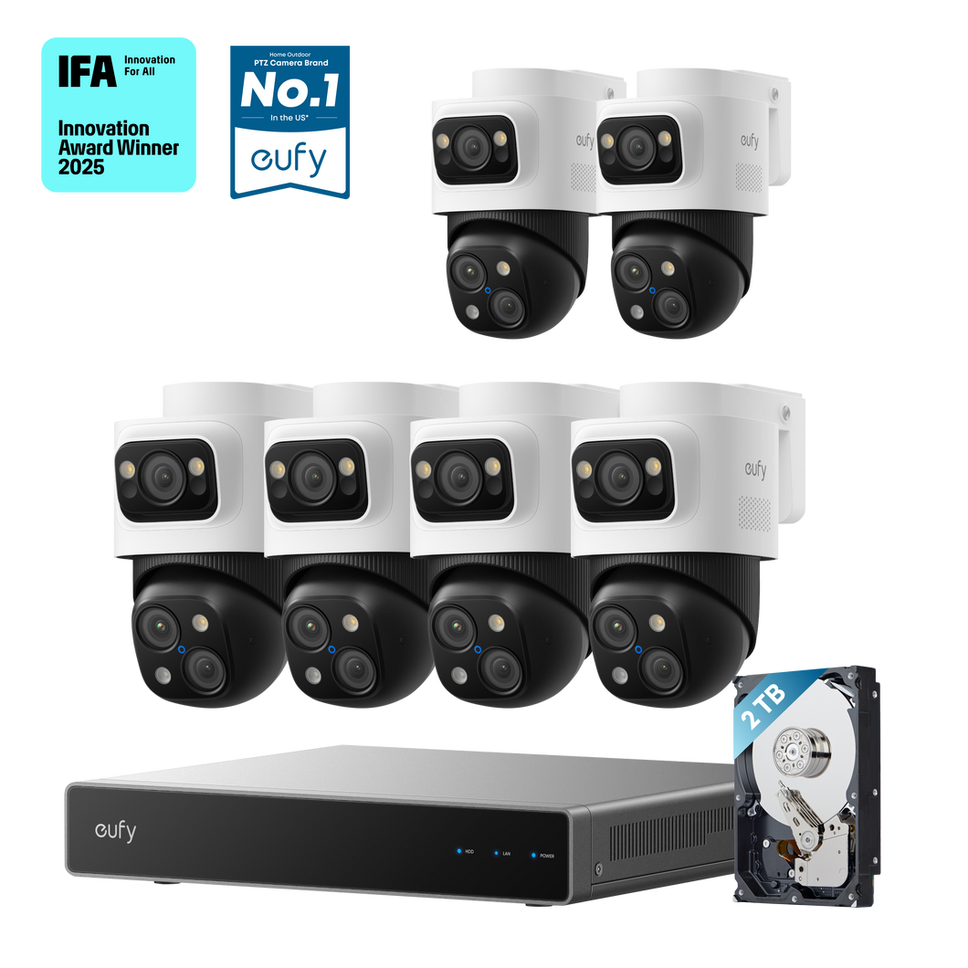 eufy 6-Cam Kit PoE NVR Security System S4 Max