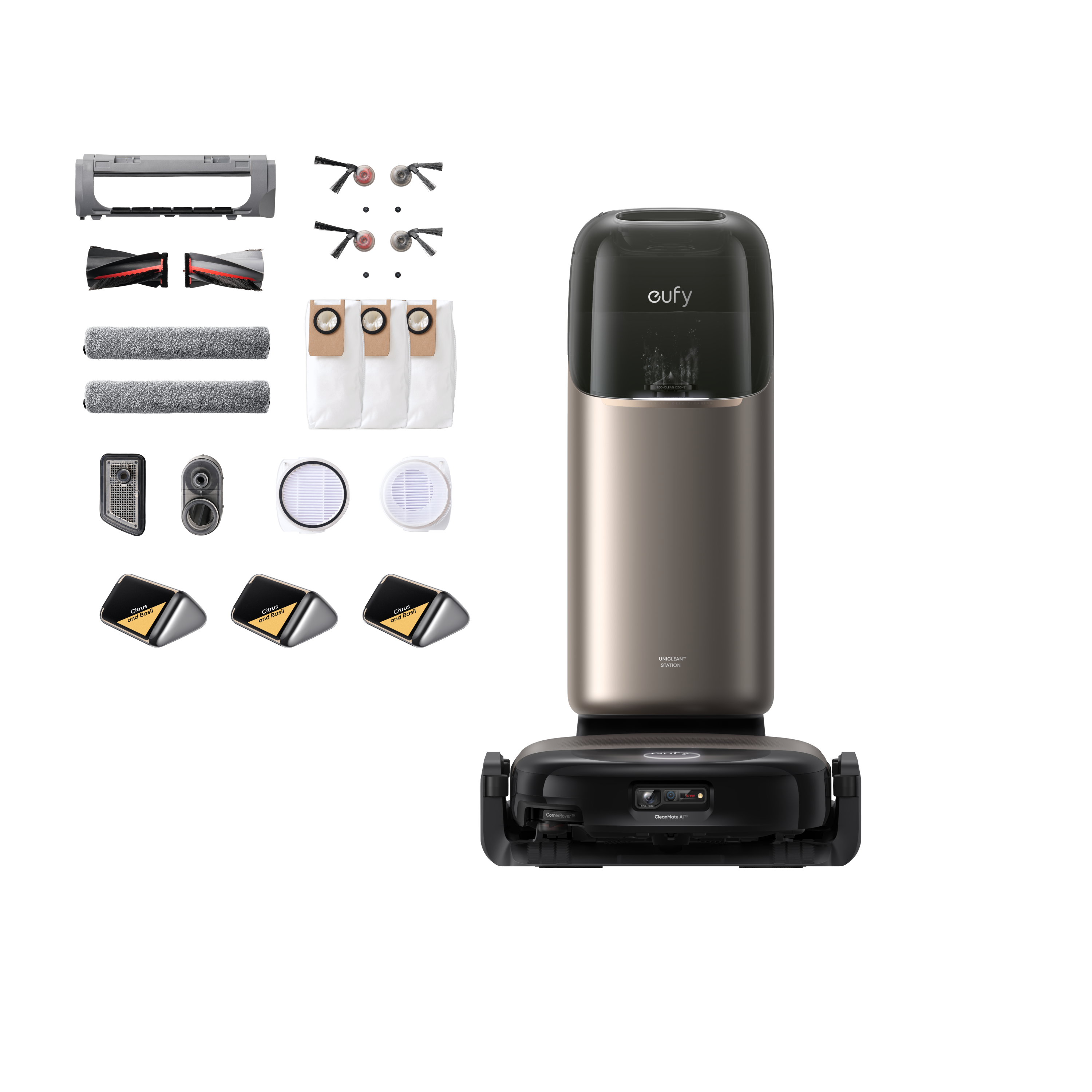 eufy Robot Vacuum Omni S2 + Accessory Kit & Fragrance Refill