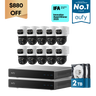 eufy Dual-NVR PoE System with 10 PoE Cam S4