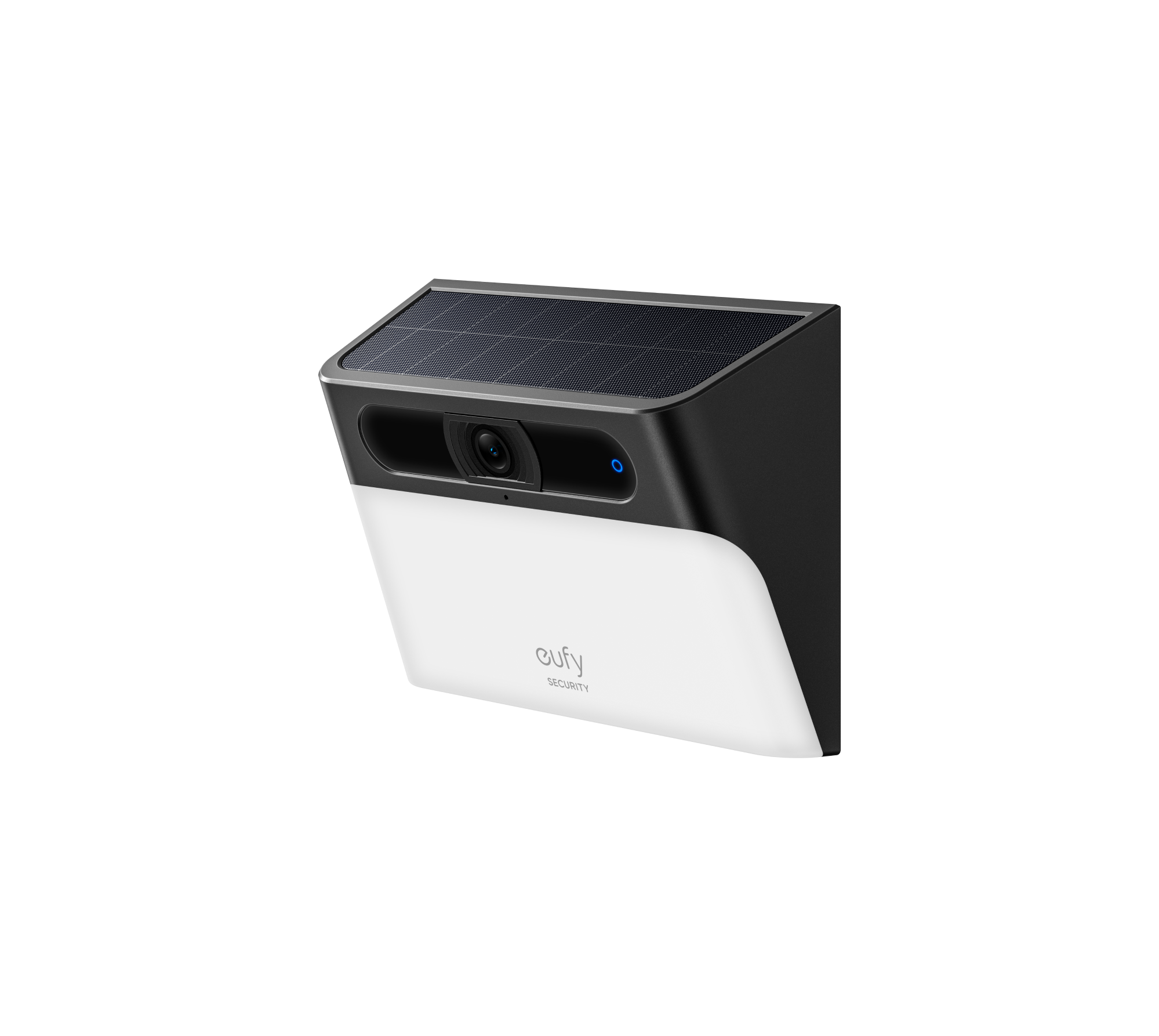 eufy outdoor security camera with solar panel for surveillance