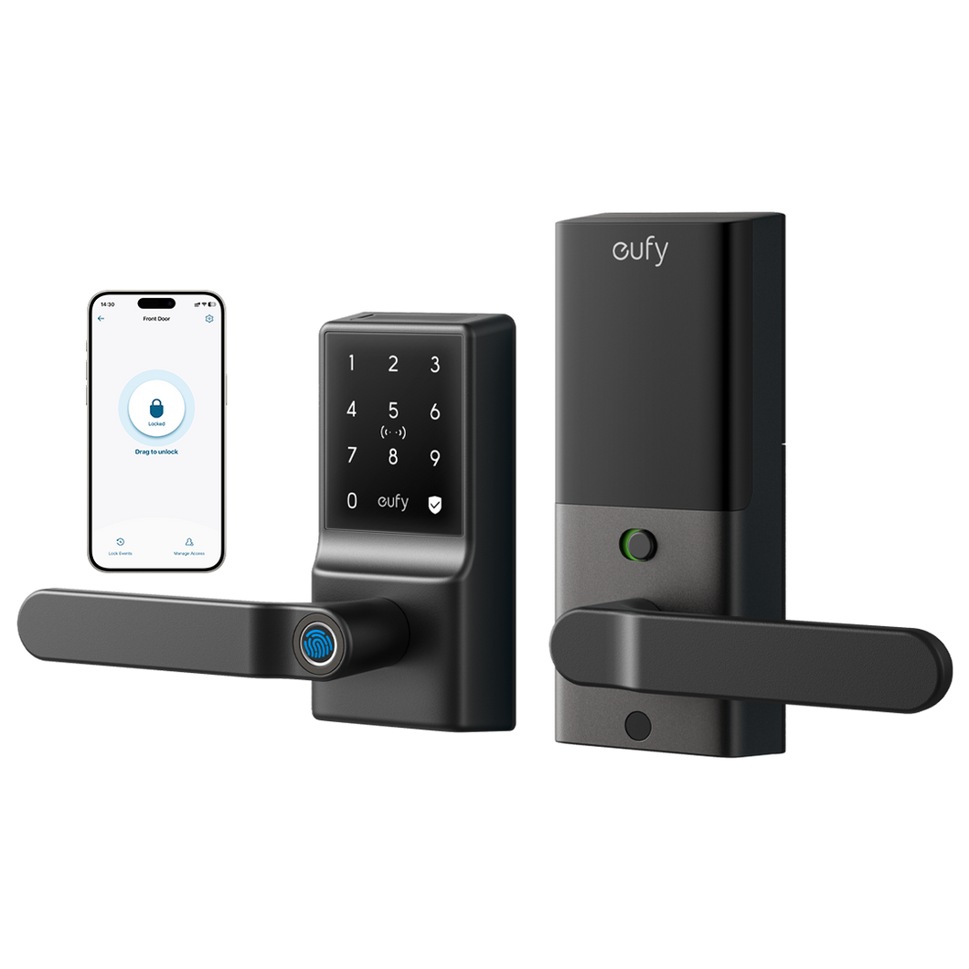 eufy smart lock with fingerprint sensor for secure entry
