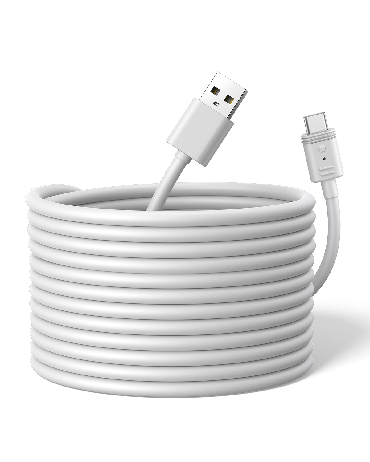 15ft (4.5m) USB-A to USB-C Power Cable for eufyCam S3 Pro and All Upcoming eufy Battery Cameras