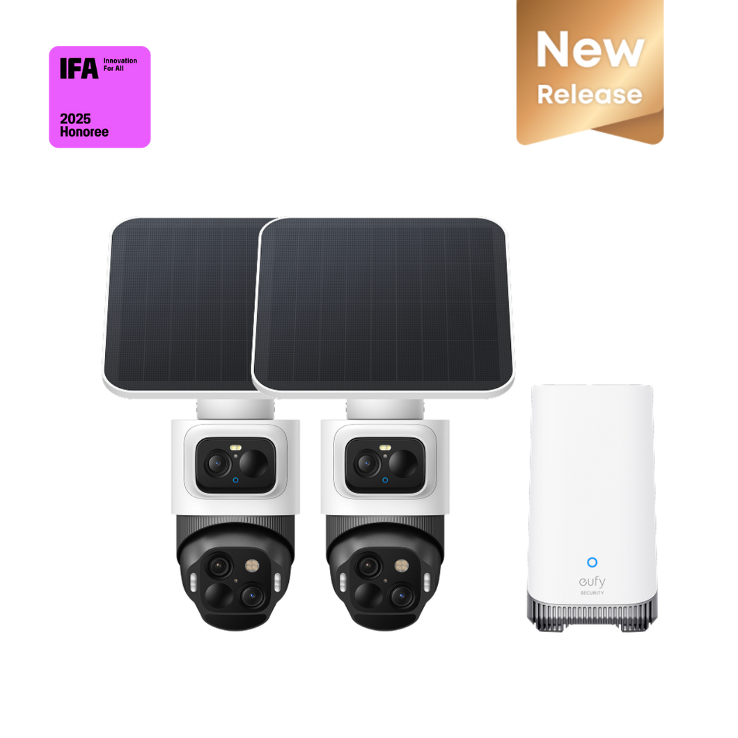 eufyCam S4 2-Cam Kit + eufy Outdoor String Lights E10