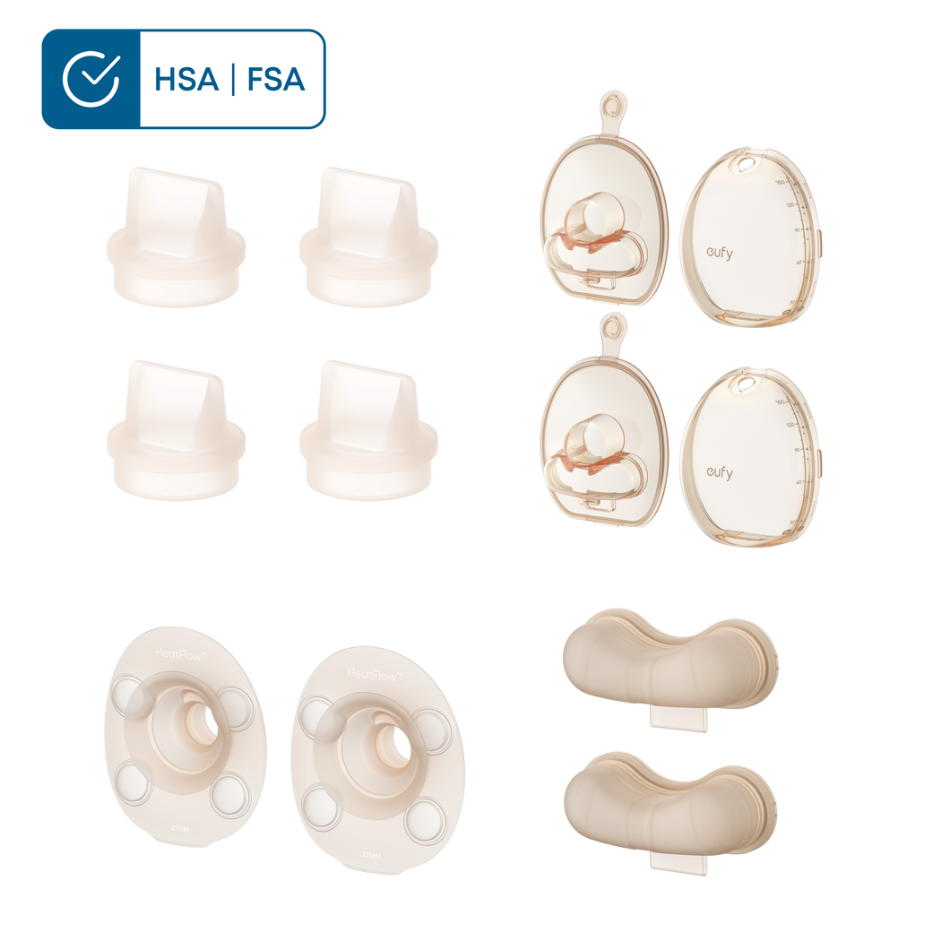 eufy Breast Pump S2/S2 Pro Accessories Bundle (5 oz Milk Container+27 mm Flange)
