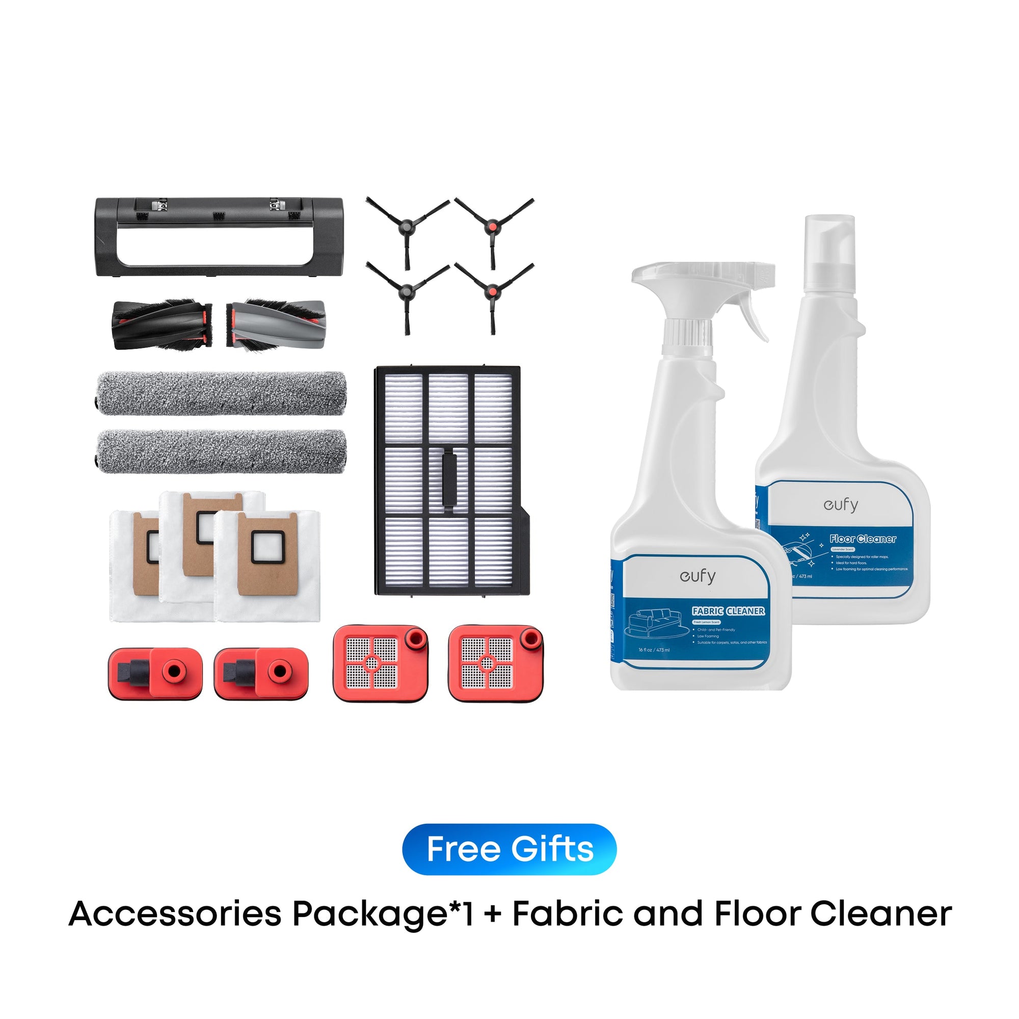 Accessories Package + Fabric and Floor Cleaner