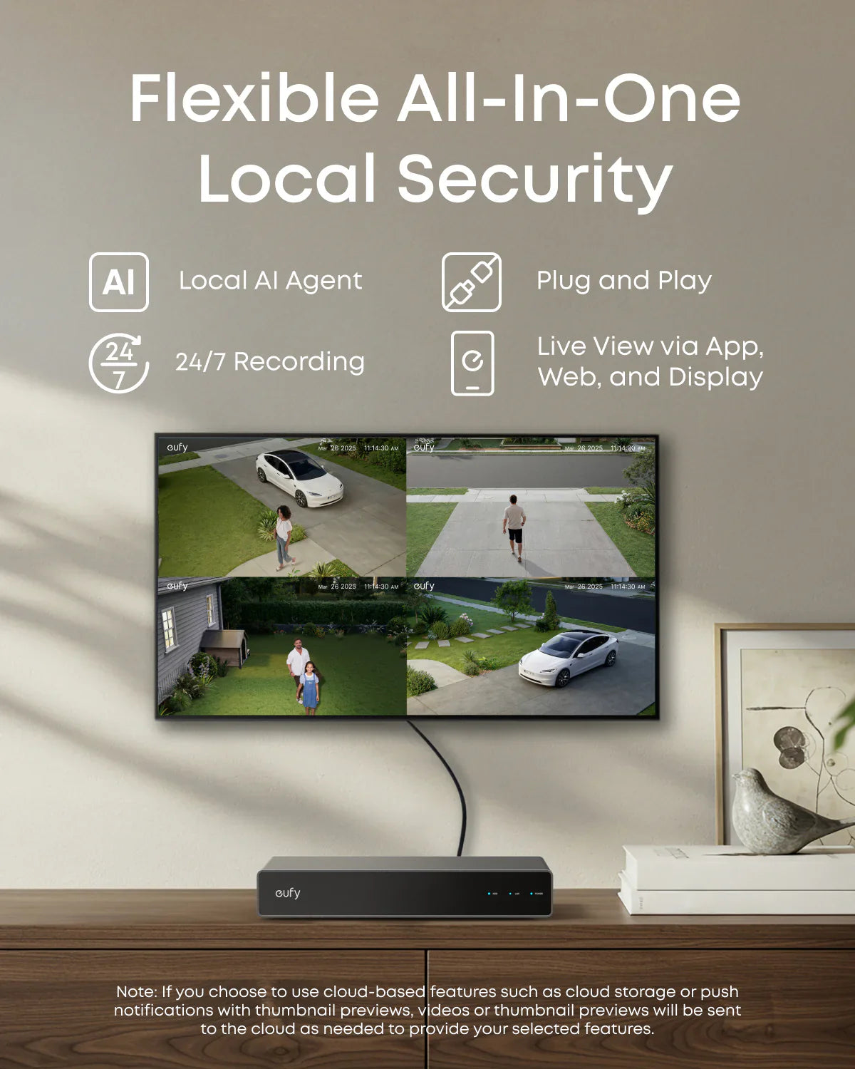 eufy Smart Display E10 + eufy PoE NVR Security System S4 Max