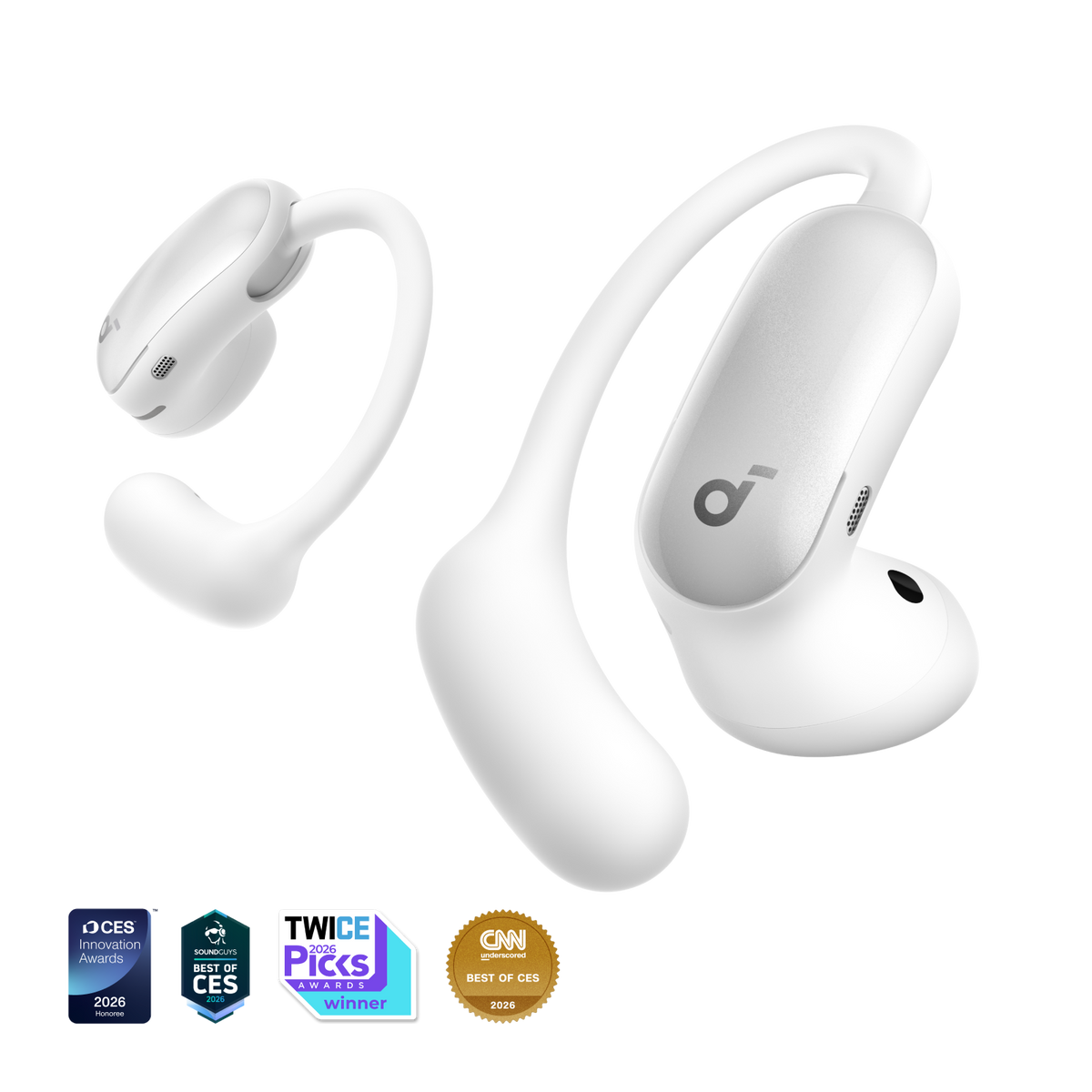 AeroFit 2 Pro｜Dual-Form Earbuds with Open-Ear and Active Noise Cancellation Form