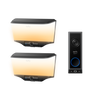 eufy Wall Light Cam S4（2 pack）+ Video Doorbell E340