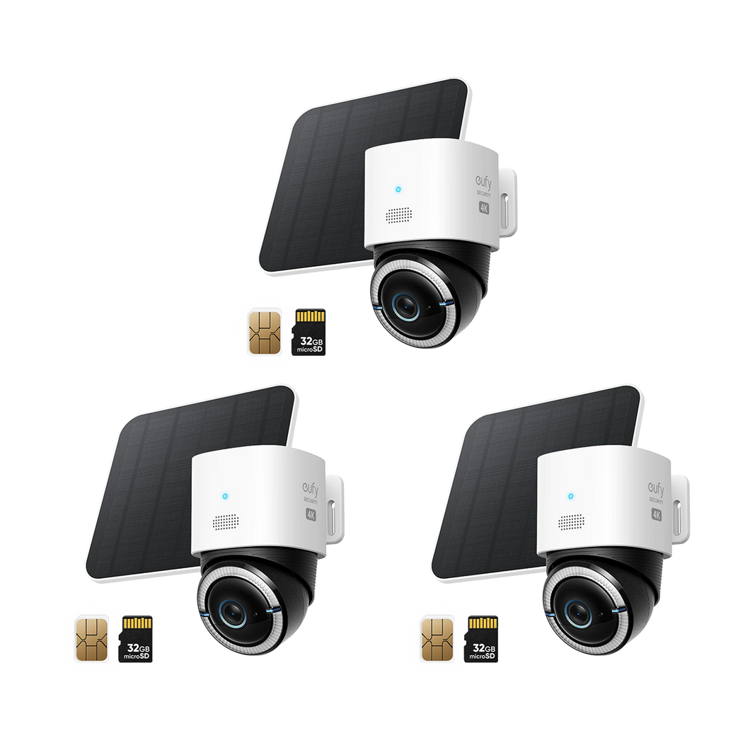 eufy 4G LTE Cam S330  (3-Cam Pack)