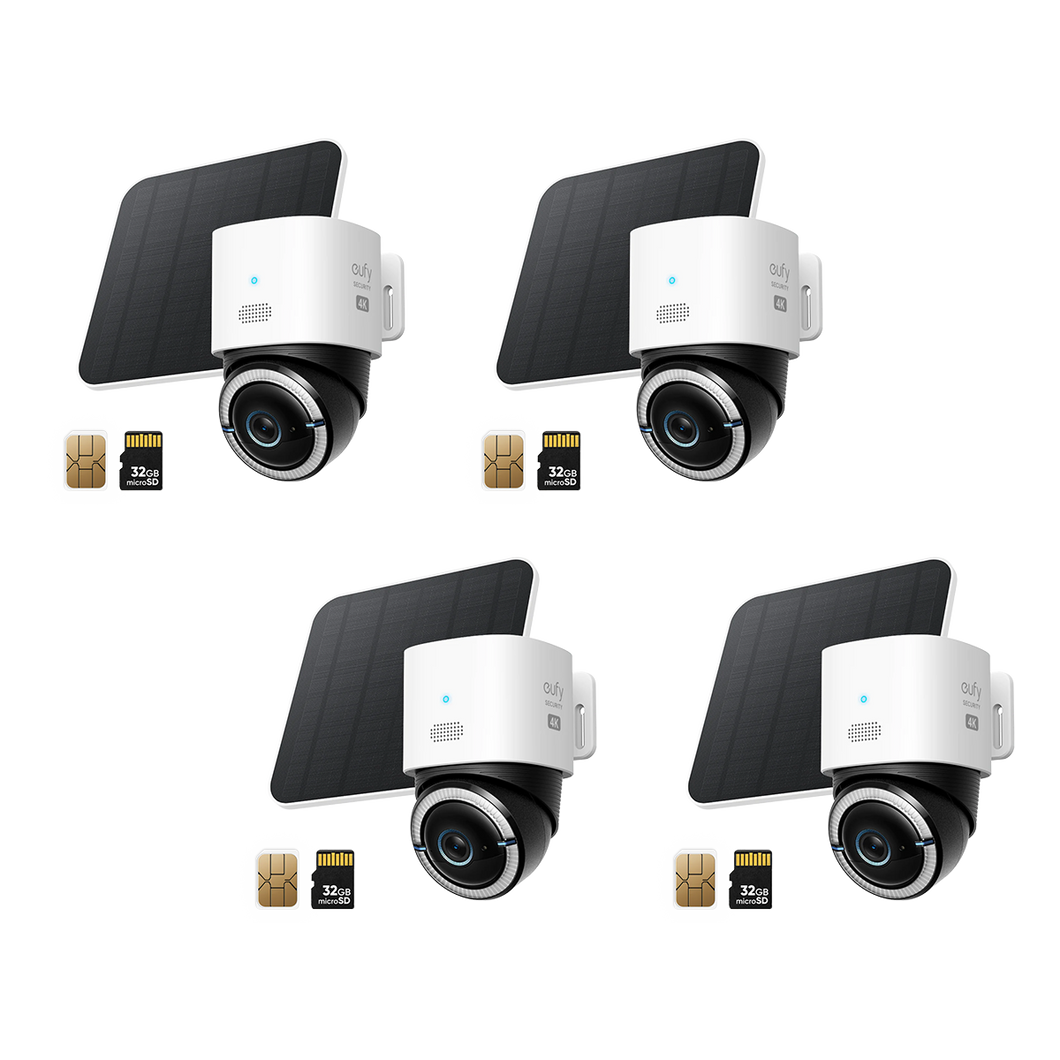 eufy 4G LTE Cam S330  (4-Cam Pack)