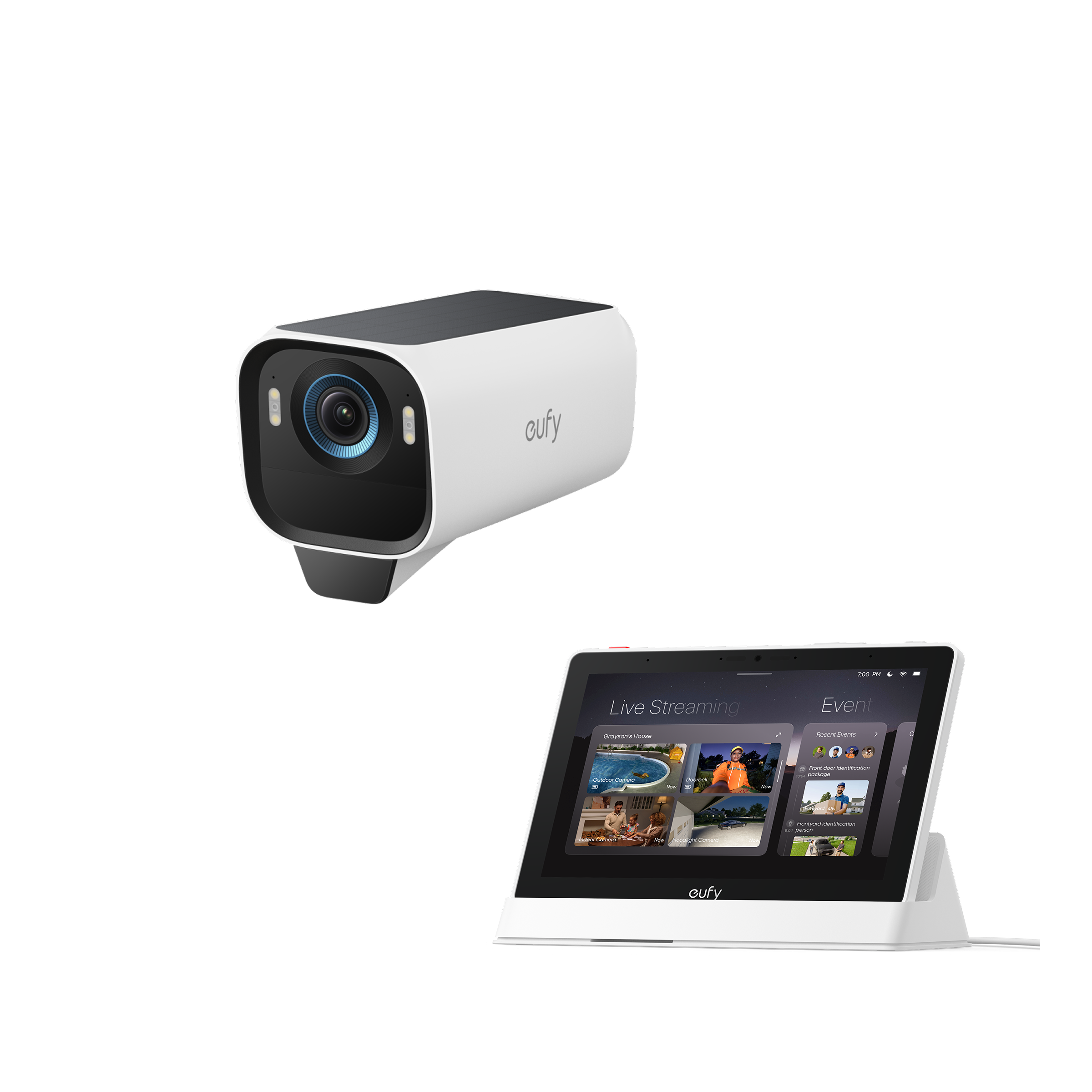 eufy Smart Display E10 + eufyCam S3 Pro Add-on Camera