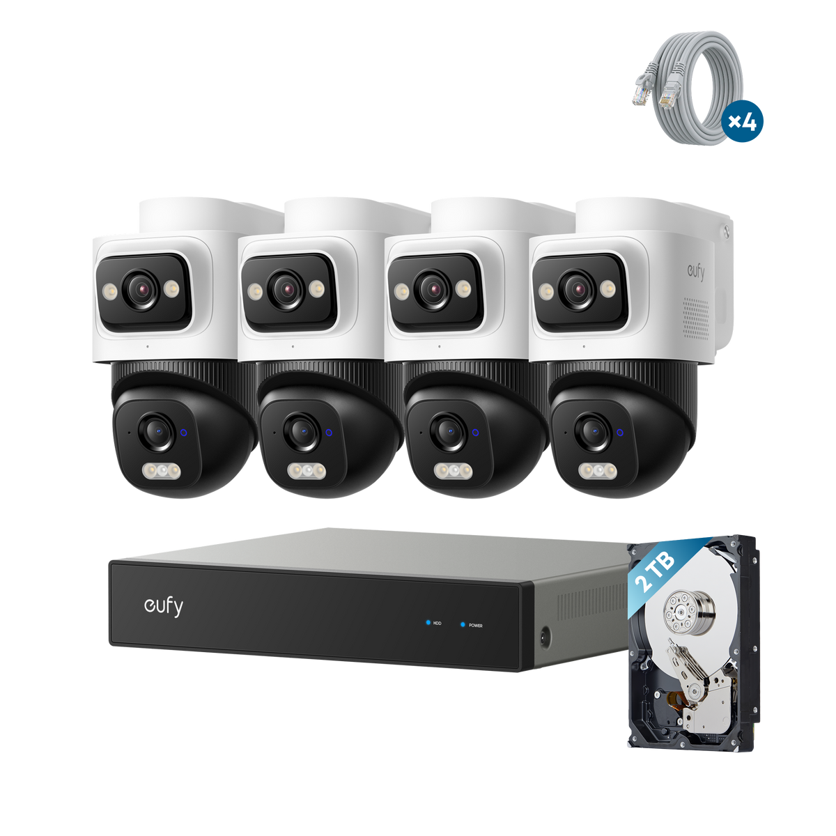 eufy Security NVR System E50-4-Cam Kit