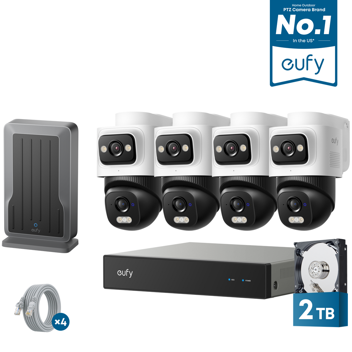 eufy Security NVR System E50-4-Cam Kit with WIFI Module