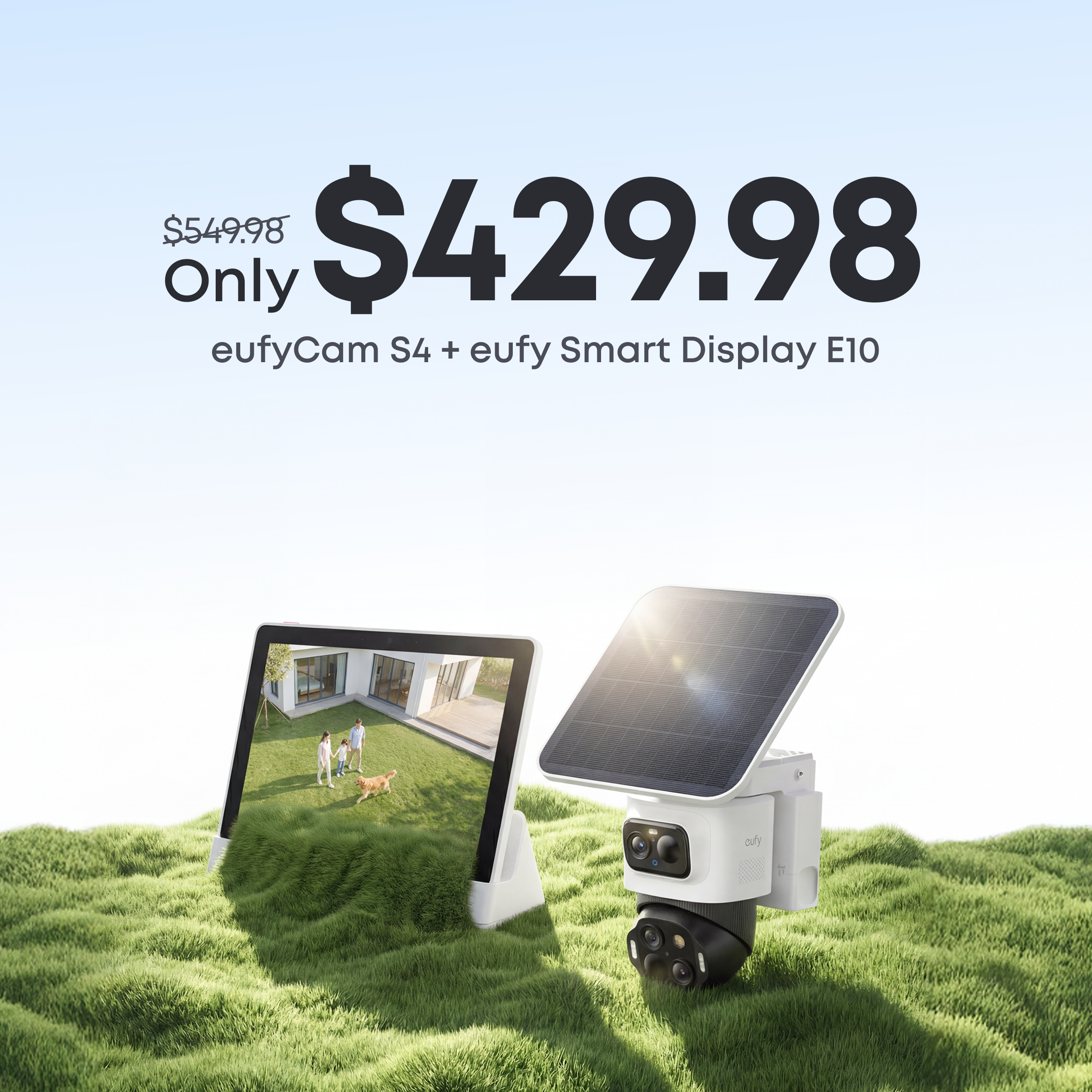 eufyCam S4 + eufy Smart Display E10