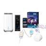 eufy Permanent Outdoor Lights S4 (200ft with 144 LEDs) + Video Doorbell E340 (Battery Powered) + eufy HomeBase S380