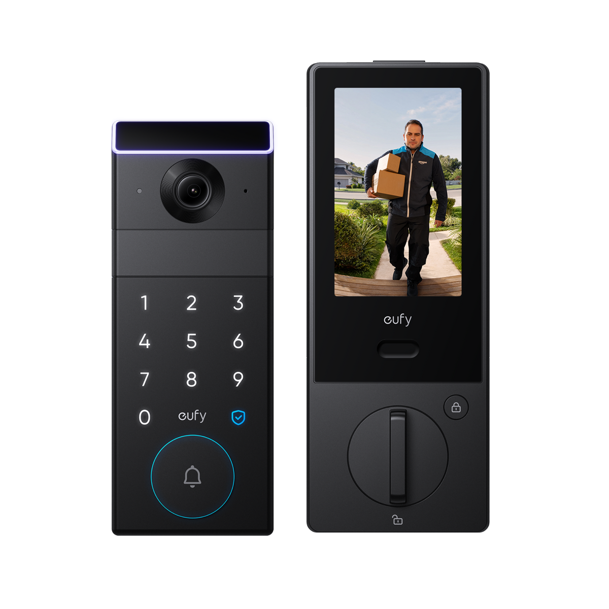 eufy Familock S3 Max  with touchscreen and delivery scene