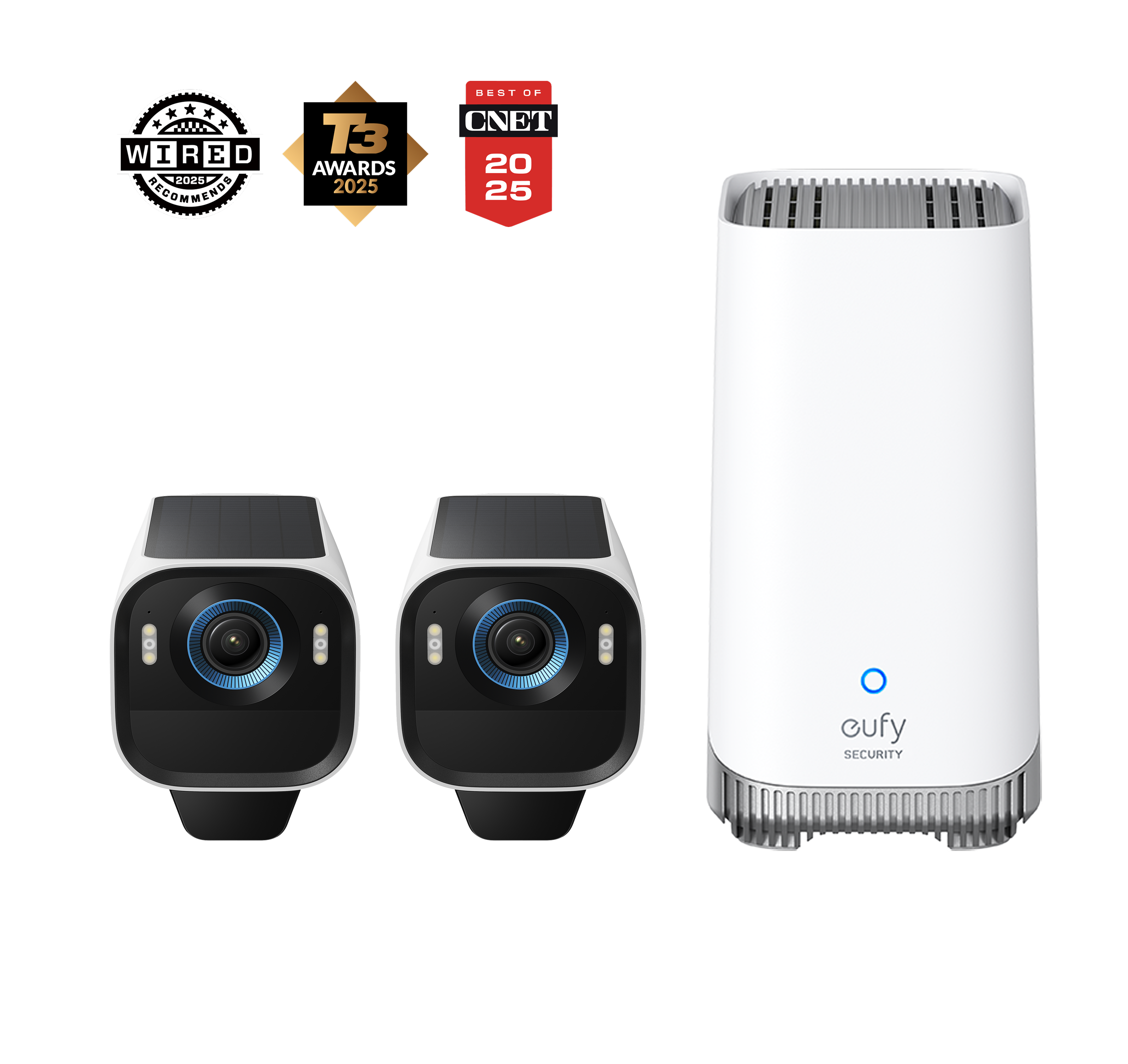 eufy award-winning security cameras with base station