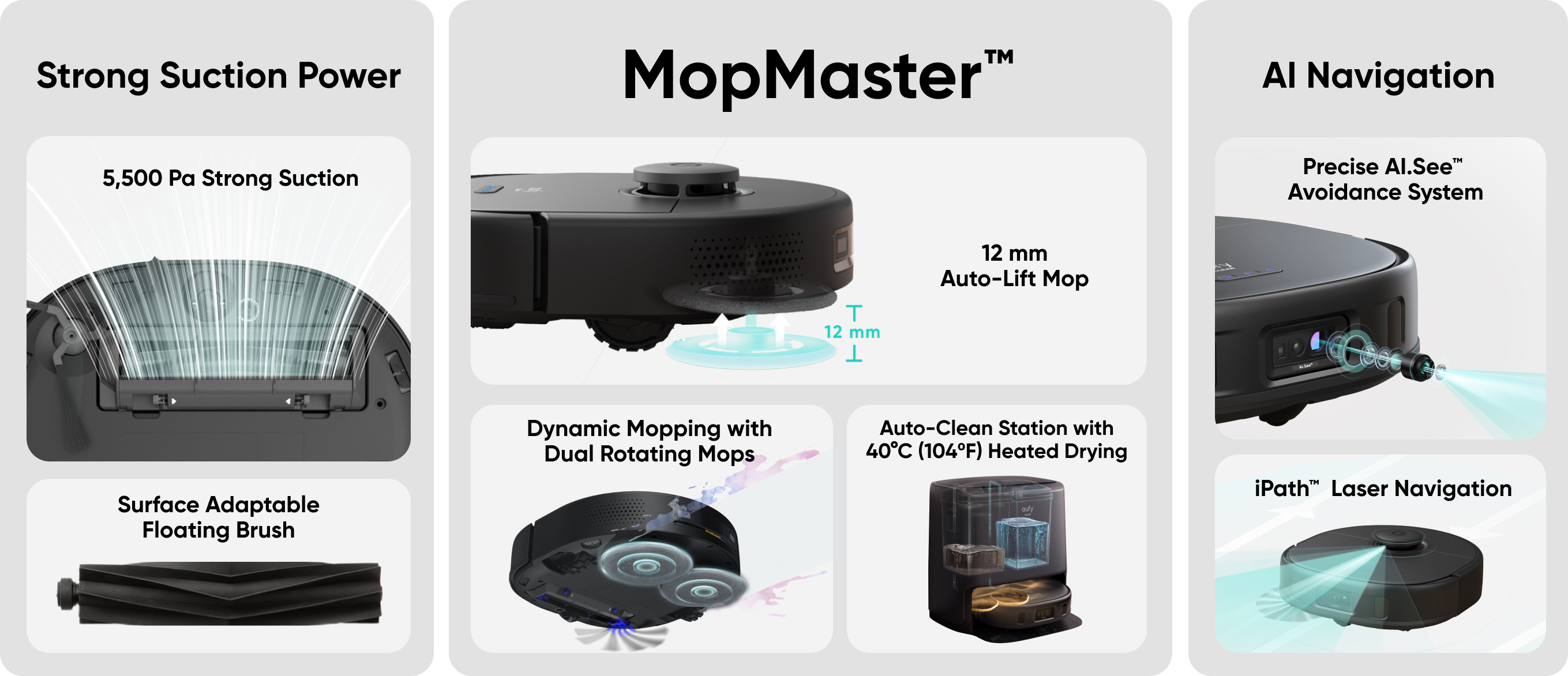 Enter the MopMaster™ Adaptive Pressure Era with eufy Clean X9 Pro
