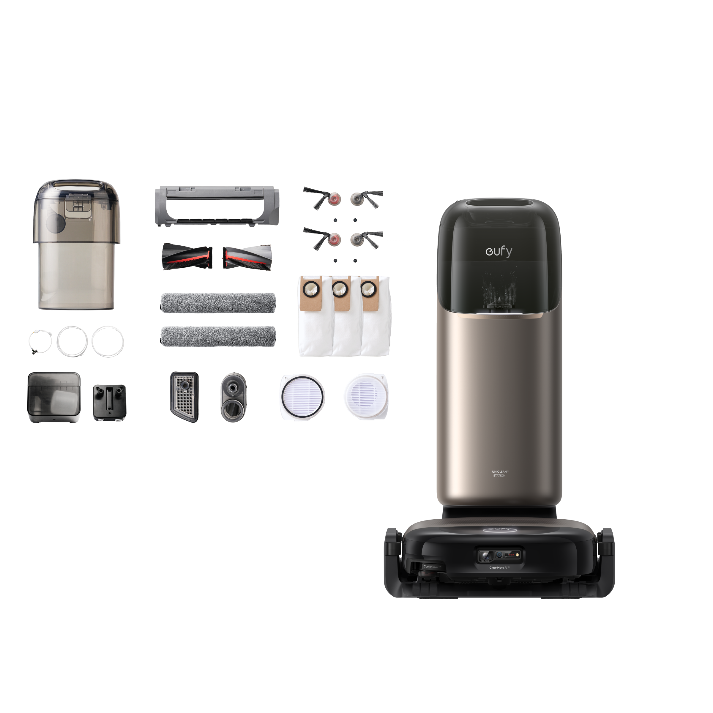 eufy Robot Vacuum Omni S2 + Auto Refill and Drainage System + Accessory Kit