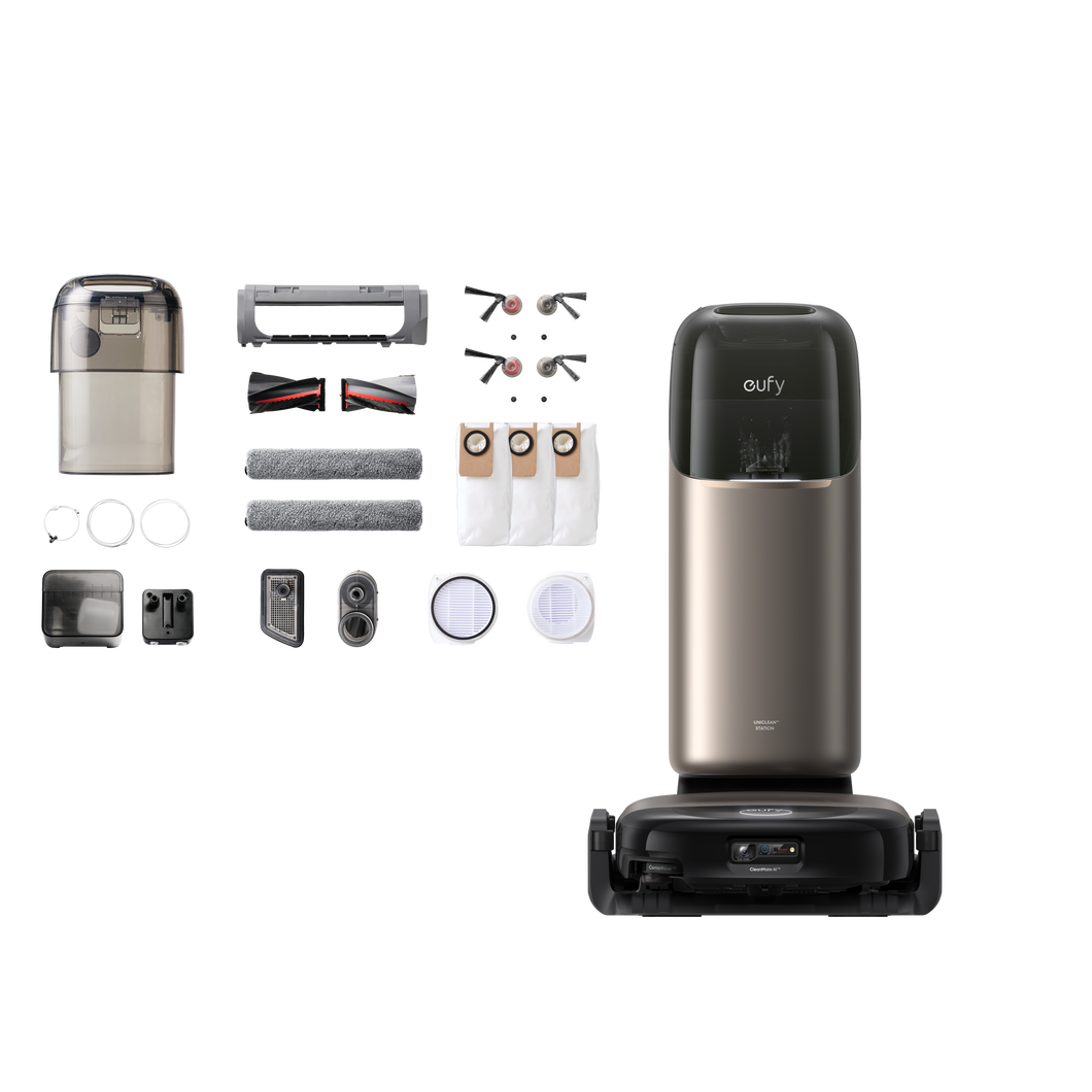 eufy Robot Vacuum Omni S2 + Auto Refill and Drainage System + Accessory Kit