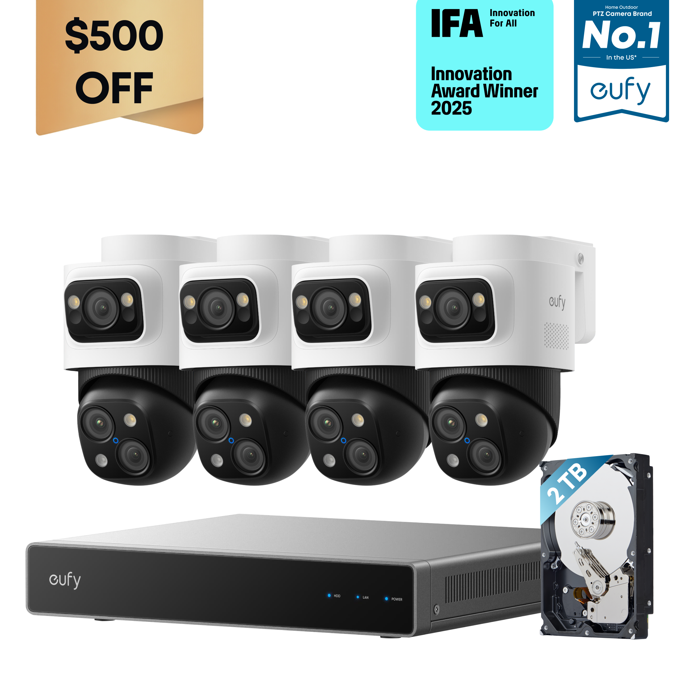 eufy PoE NVR Security System S4 Max