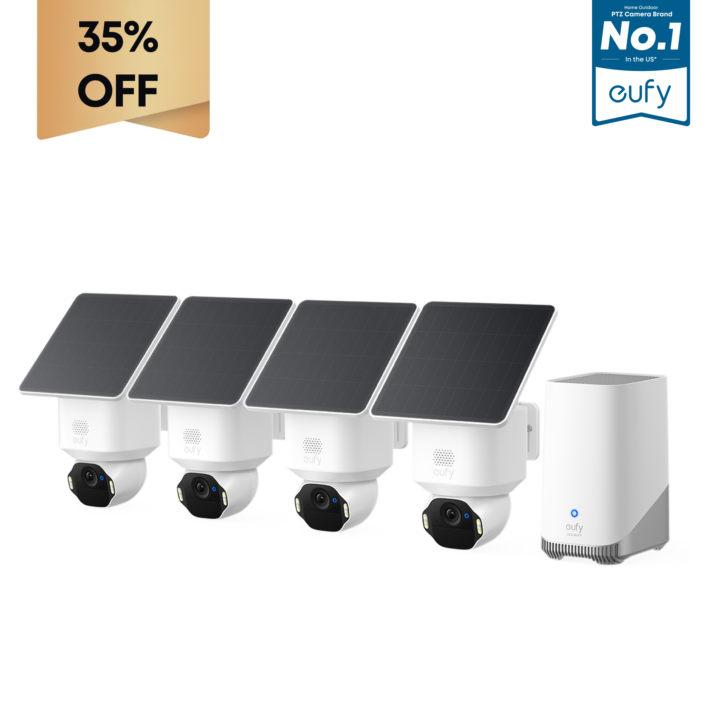 eufy SoloCam E42 4-Cam Kit (HomeBase™ S380)