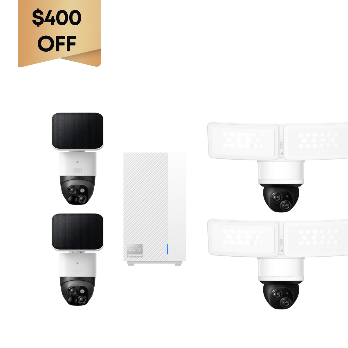 Family Outdoor 4-Cam Kit with HomeBase™ Professional S1