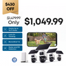 eufyCam S4 4-Cam Kit  + 1 TB Hard Drive
