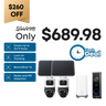 eufyCam S4 2-Cam Kit + Video Doorbell E340