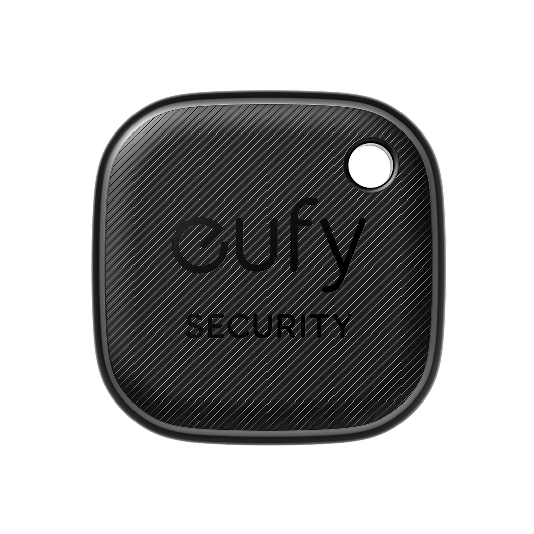 eufy black security tracker with logo for smart tracking