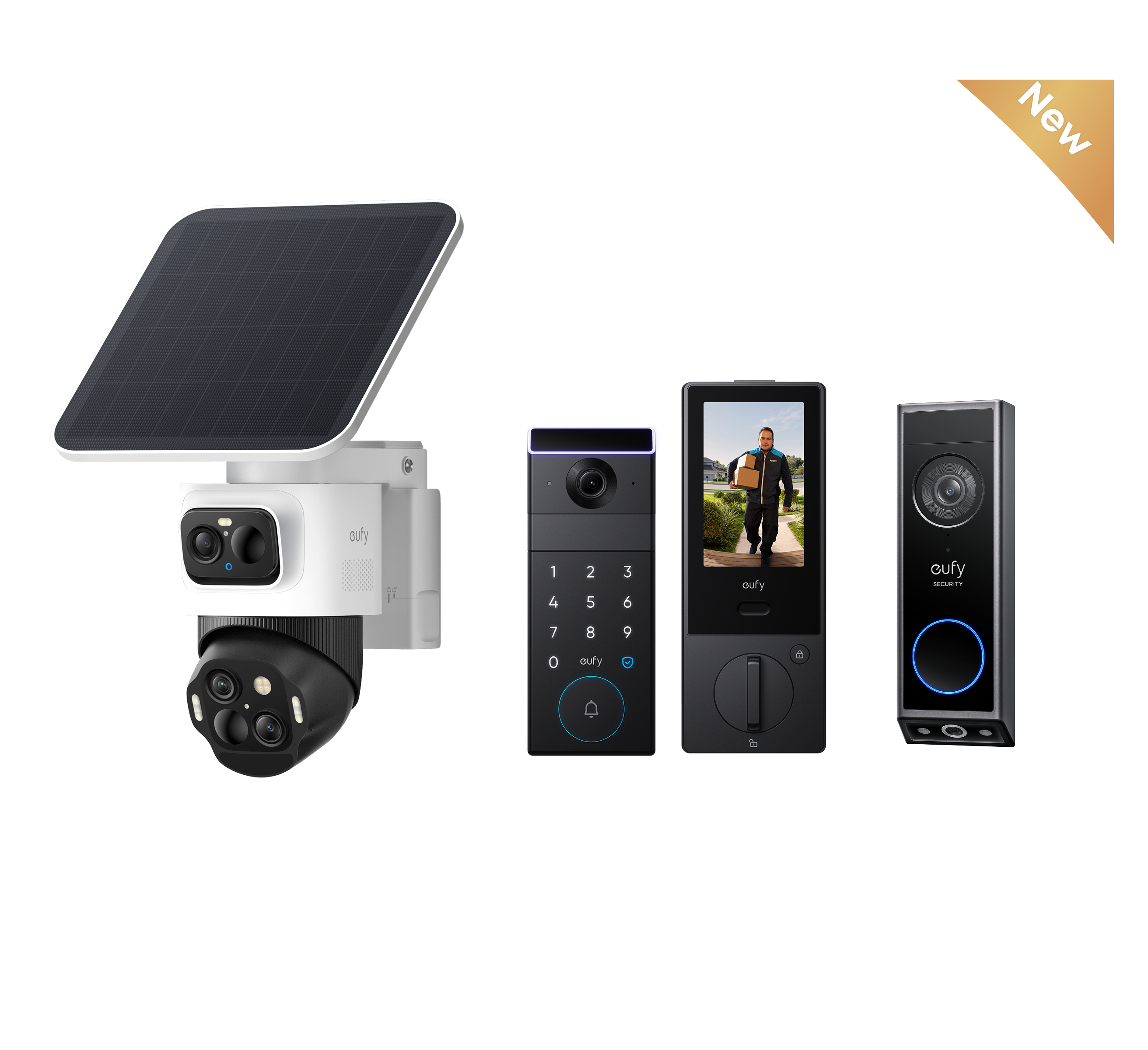 eufyCam S4 + eufy FamiLock S3 Max + Video Doorbell E340