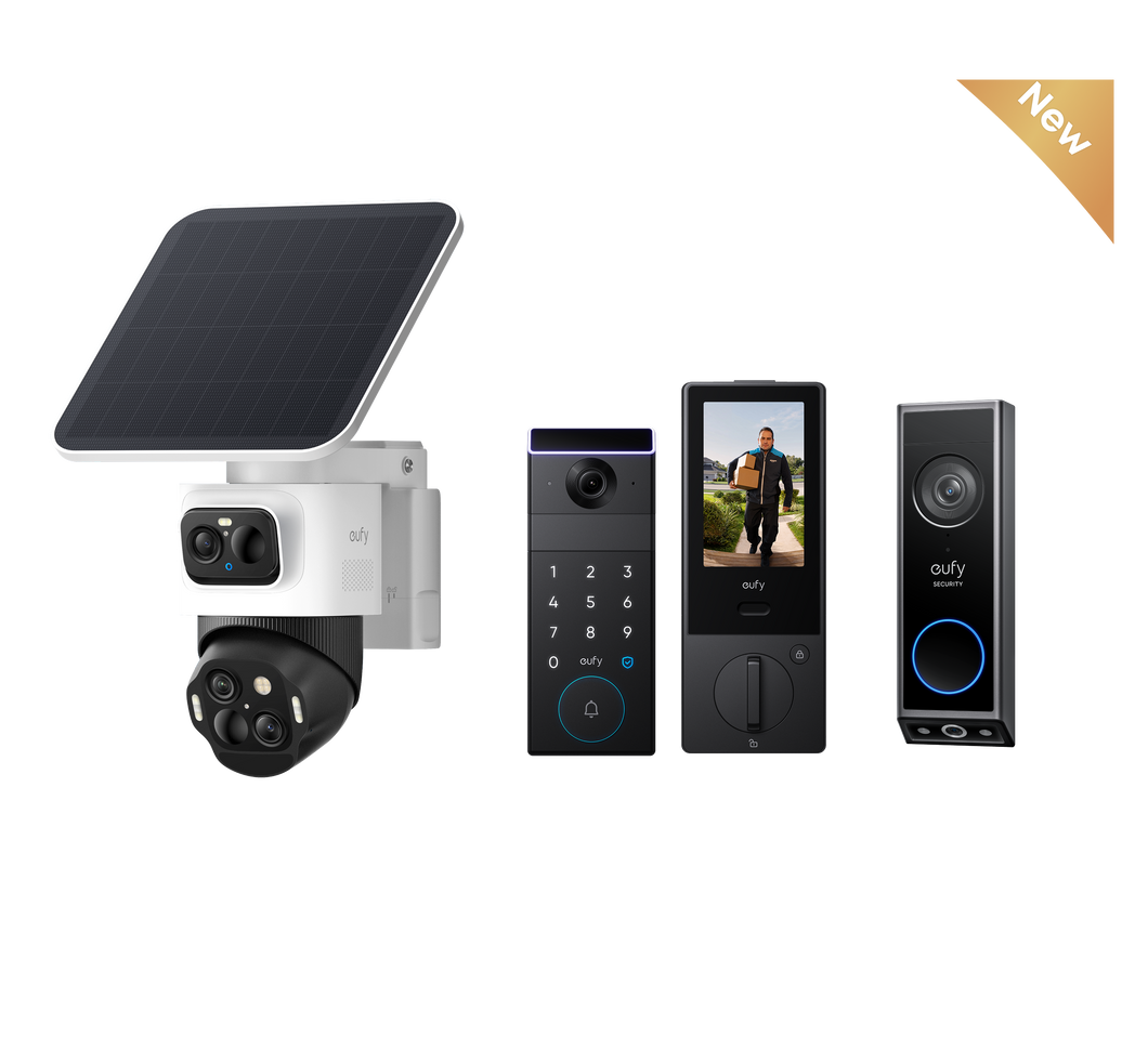 eufyCam S4 + eufy FamiLock S3 Max + Video Doorbell E340