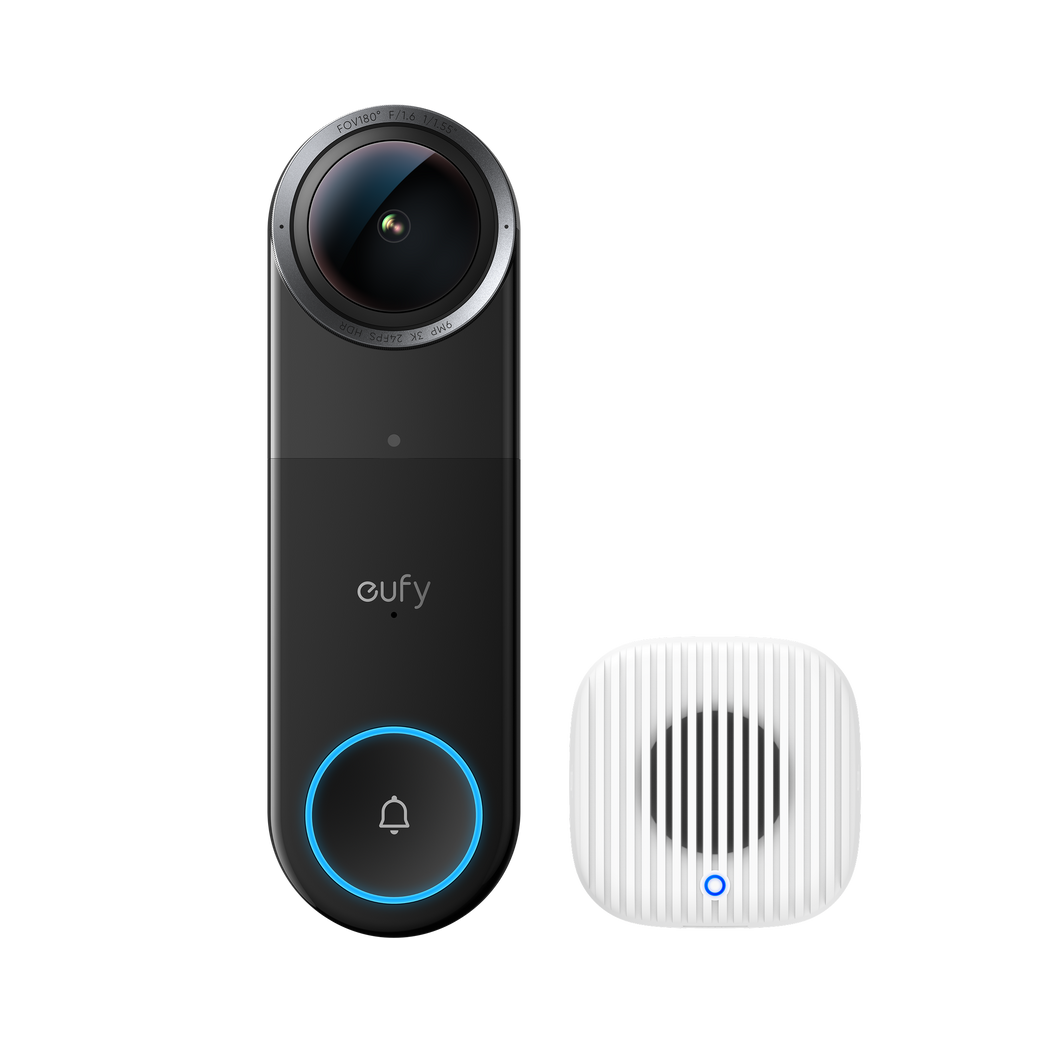 eufyCam E52 2-Cam Kit(HomeBase S380)+ eufy Video Doorbell S4 with Chime