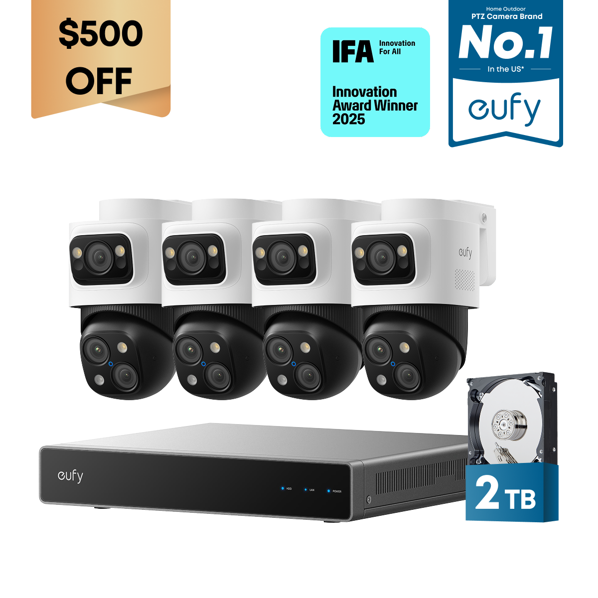 eufy PoE NVR Security System S4 Max
